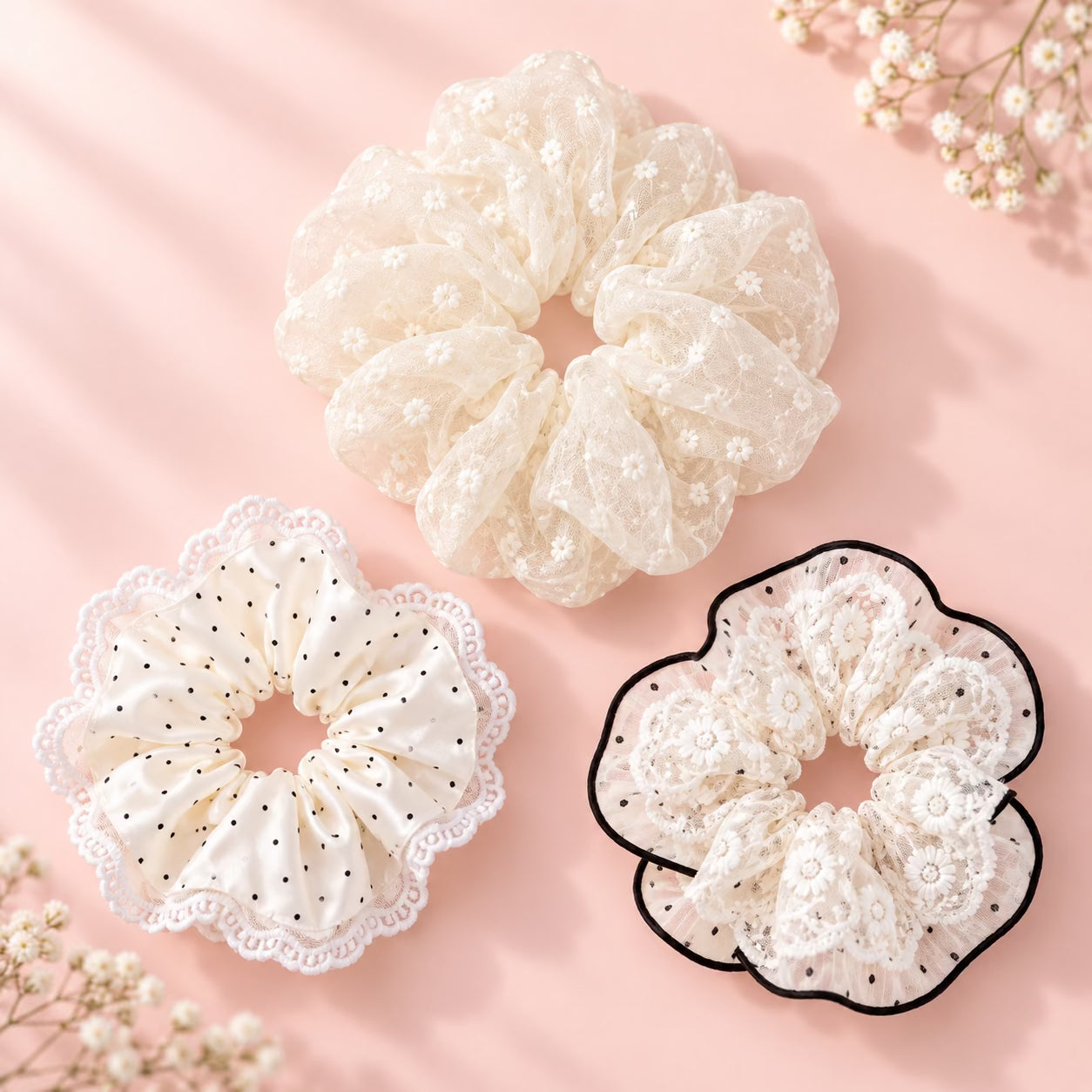 Cute mystery hair accessories in mixed styles